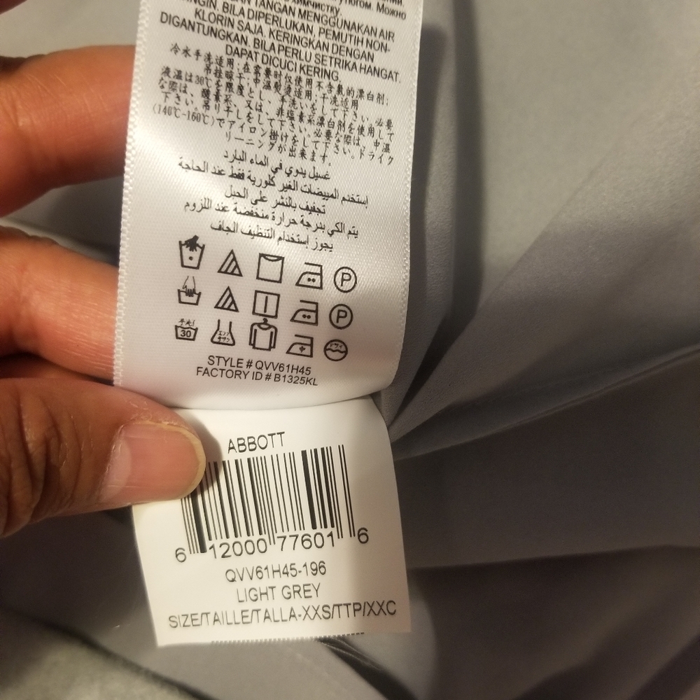 BCBGMAXAZRIA Suece Mini Dress Color Light Gray Size XXS - Picture 8 of 13